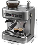 Philips Barista Brew Semi Automatic Espresso Machine PSA3218/01 (Silver) Espresso Machine Philips