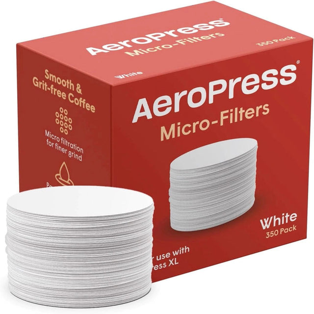 AeroPress White Paper Micro-Filters (4 Packs, 1400 Count) Accessory AeroPress