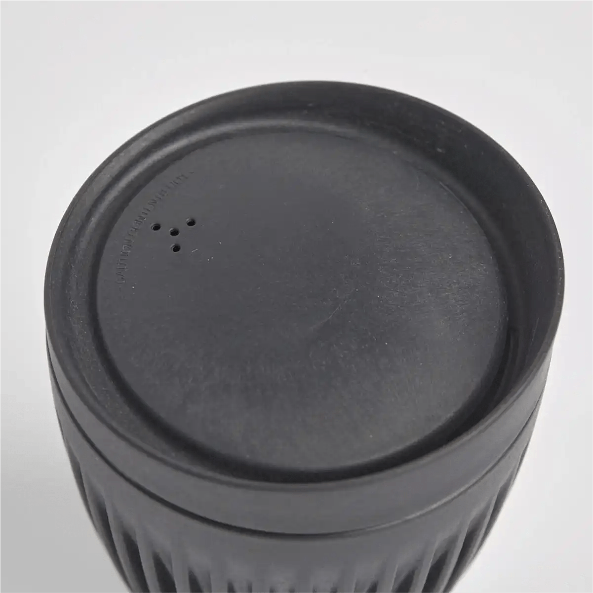 HUSKEE Cup 12 oz/355ml Reusable Coffee Cups (Charcoal) Accessory Huskee