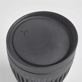 HUSKEE Cup 12 oz/355ml Reusable Coffee Cups (Charcoal) Accessory Huskee
