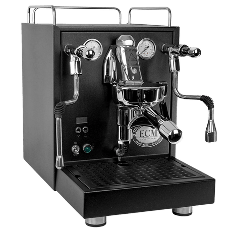 ECM Mechanika Max Heat Exchanger (HX) Espresso Machine with PID (Black) Espresso Machine (Prosumer) ECM