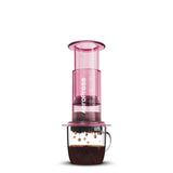 AeroPress Clear Coffee Press (Pink) Pour-Over Coffee Makers AeroPress