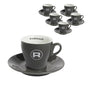 Rocket Espresso Cups Hashtag Series - Set of 6 RA99907205 (Grey) Kitchenware Rocket