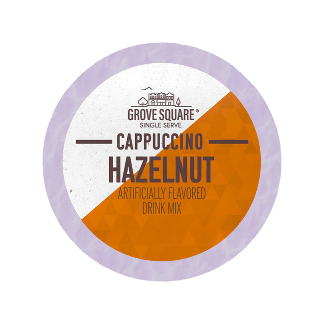 Grove Square Hazelnut Cappuccino Single Serve Coffee Pods (Box of 24)