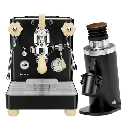 Lelit Bianca 3 PL162TCB Espresso Machine Black and DF64 Gen 2 Grinder Grinder Black Bundle Espresso Machine (Prosumer) Lelit