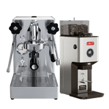 Lelit Mara X Semi-Automatic Heat-Exchange E61 Espresso Machine (Stainless Steel) and Lelit William Coffee Grinder PL72 (Brushed Stainless Steel) Bundle Espresso Machine (Prosumer) Lelit