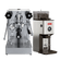 Lelit Mara X Semi-Automatic Heat-Exchange E61 Espresso Machine (Stainless Steel) and Lelit William Coffee Grinder PL72 (Brushed Stainless Steel) Bundle