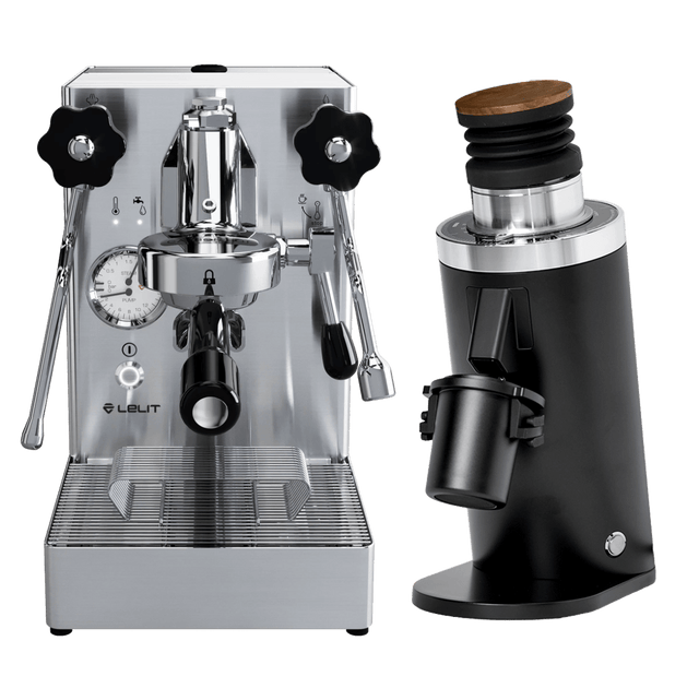 Lelit Mara X E61 Espresso Machine with PID PL62X (Stainless Steel) & DF64 Gen 2 Grinder (Black) Bundle Espresso Machine (Prosumer) Lelit
