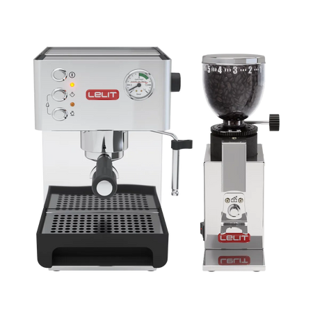 Lelit Anna 1 PL41LEM Espresso Machine (Stainless Steel) and Lelit Fred Grinder Bundle Espresso Machine (Prosumer) Lelit