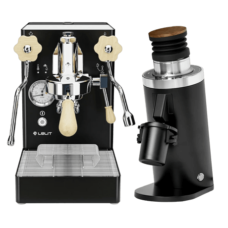 Lelit Mara X Semi-Automatic Heat-Exchange E61 Espresso Machine with PID PL62X (Black) & DF64 Gen 2 Grinder (Black) Bundle Espresso Machine (Prosumer) Lelit