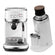 Machine à expresso Breville The Bambino Plus BES500SST (sel marin) et moulin à café DF64 Gen 2 (blanc) - Pack
