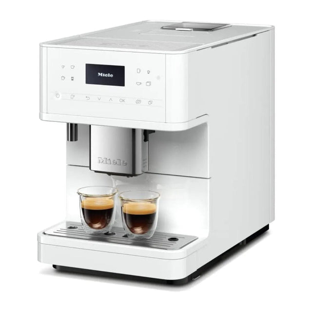 Miele CM 6160 Milk Perfection Countertop Coffee Machine (Lotus White) Super Automatic Espresso Machine Miele