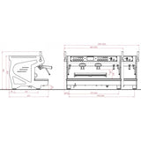 Conti MC Ultima Espresso Machine (Black) Espresso Machine (Commercial) Conti