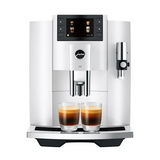 Jura E8 Piano White Automatic Coffee Machine 15683 (Latest Verison) Super Automatic Espresso Machine Jura