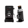 Gaggia Classic E24 Black & DF64 Gen 2 Grinder (Black) Bundle Espresso Machine Gaggia