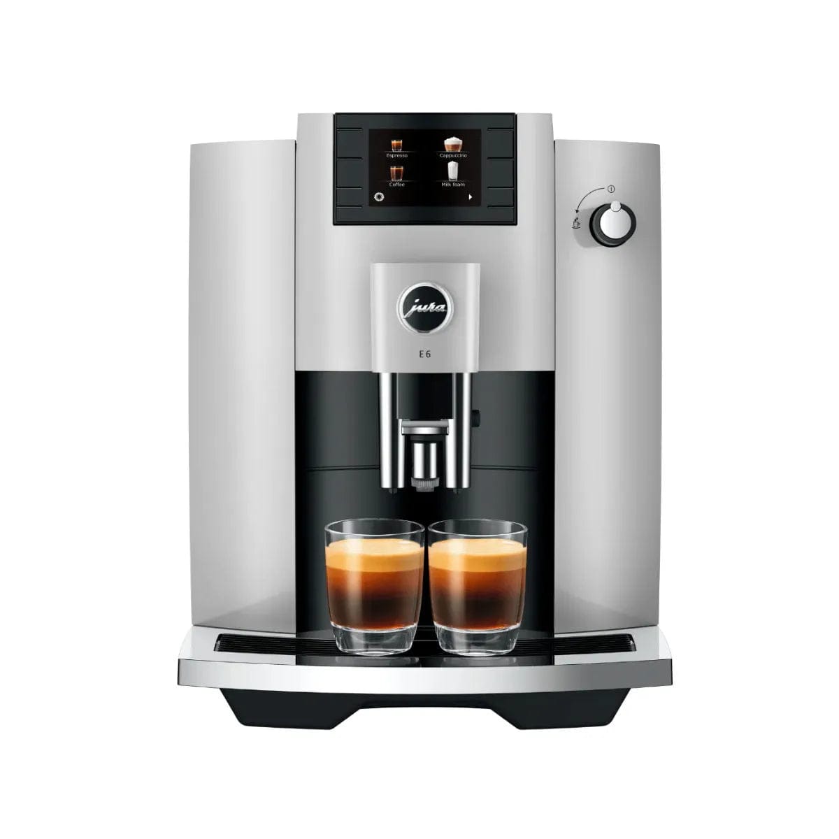 Jura E6 Super Automatic Coffee Machine Platinum (Model 15465 Lates