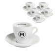 Rocket Espresso Cups Hashtag Series - Set of 6 RA99907206 (White) Kitchenware Rocket