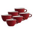 ACME Latte Cup 280ml/9.47oz Red (Set of 6) Kitchenware ACME