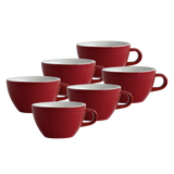 ACME Latte Cup 280ml/9.47oz Red (Set of 6) Kitchenware ACME
