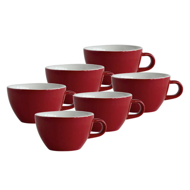 ACME Latte Cup 280ml/9.47oz Red (Set of 6) Kitchenware ACME