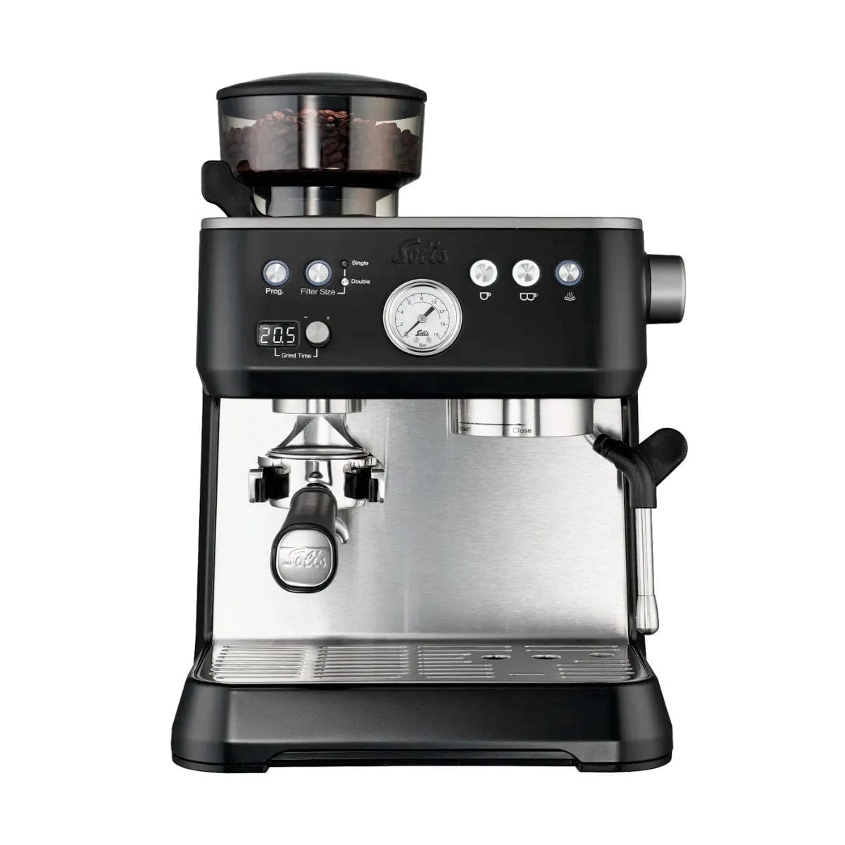 Solis Perfetta Grind & Infuse Espresso Machine (Type 1019) Black Espresso Machine Solis