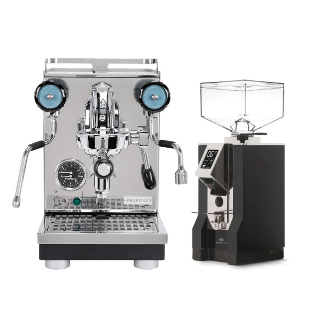 Profitec Pro 400 Espresso Machine & Eureka Mignon Specialita Grinder (Matte Black) Bundle