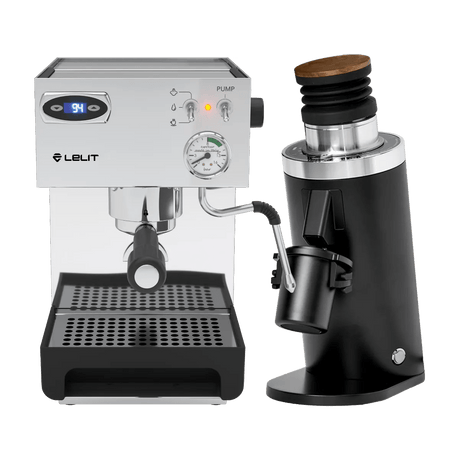 Lelit Anna 2 PL41TEM Espresso Machine with PID and DF64 Gen 2 Grinder (Black) Bundle Espresso Machine Lelit