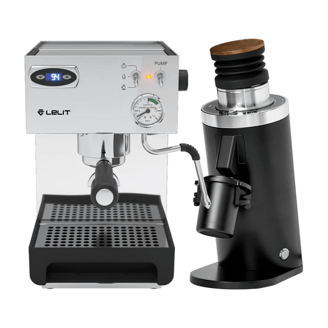 Lelit Anna 2 PL41TEM Espresso Machine with PID and DF64 Gen 2 Grinder (Black) Bundle Espresso Machine Lelit