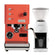 Profitec Go (Red) Espresso Machine & Baratza Encore ESP (White) Grinder Bundle