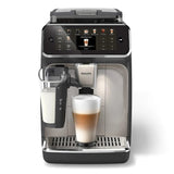 Philips 5500 LatteGo Super Automatic Espresso, Cappuccino, & Latte Machine with SilentBrew EP5544/94 (Black Chrome) Super Automatic Espresso Machine Philips