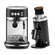 Breville The Bambino Plus Espresso Machine BES500BTR (Black Truffle), DF64 Gen 2 Grinder (Black) and Portafilter Bundle