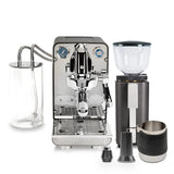 ECM Puristika Semi Automatic Espresso Machine (Anthracite), ECM C-Manuale 54 Burr Grinder (Anthracite) & Accessories Bundle Espresso Machine (Prosumer) ECM
