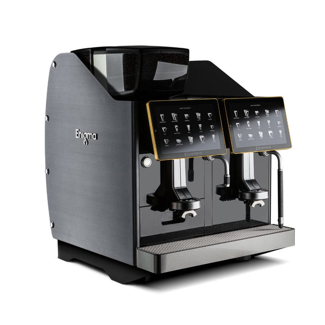 Eversys Enigma 2 Group Head Milk System Super Traditional Espresso Machine E'4ms/ST (Charcoal) Espresso Machine (Commercial) Eversys