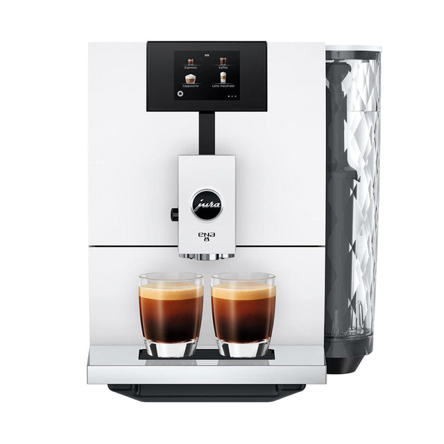 Jura ENA 8 Automatic Coffee & Espresso Machine 15495 (Full Nordic White) - Latest 2023 New Version Super Automatic Espresso Machine Jura