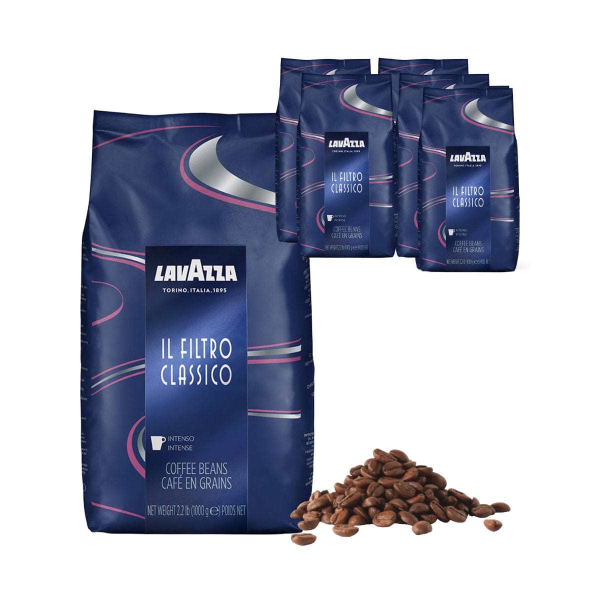Lavazza Il Filtro Classico Coffee Beans (Bulk 6kg / 13.2lbs Case) Whole Bean Coffee Lavazza