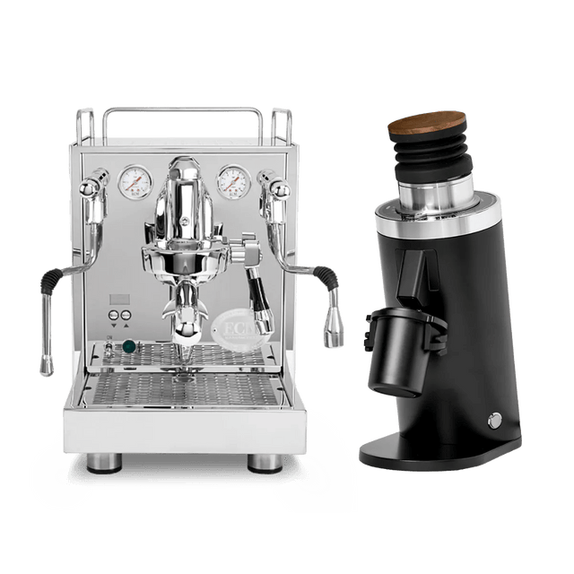 ECM Mechanika Max Espresso Machine with DF64 Gen 2 Grinder (Black) Bundle Espresso Machine (Prosumer) ECM