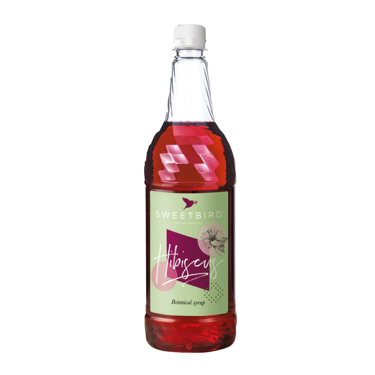 Sweetbird Botanical Hibiscus Syrup (1 Litre) Syrups Sweetbird