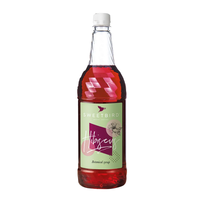 Sweetbird Botanical Hibiscus Syrup (1 Litre) Syrups Sweetbird