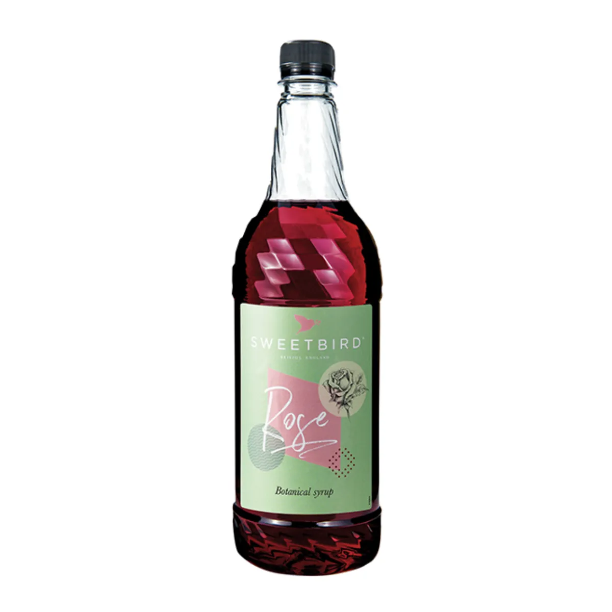 Sweetbird Botanical Rose Syrup (1 Litre) Syrups Sweetbird