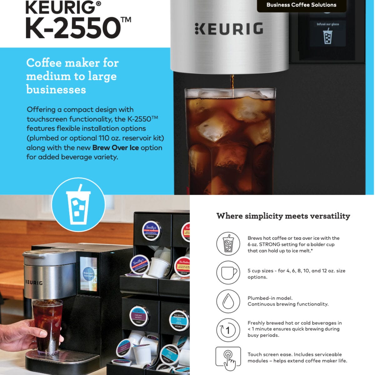 Strong Button Keurig Full Menu Explained Keurig K2550 K-Cup