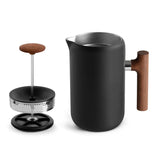Fellow Clara French Press (Matte Black + Walnut) French Press Fellow