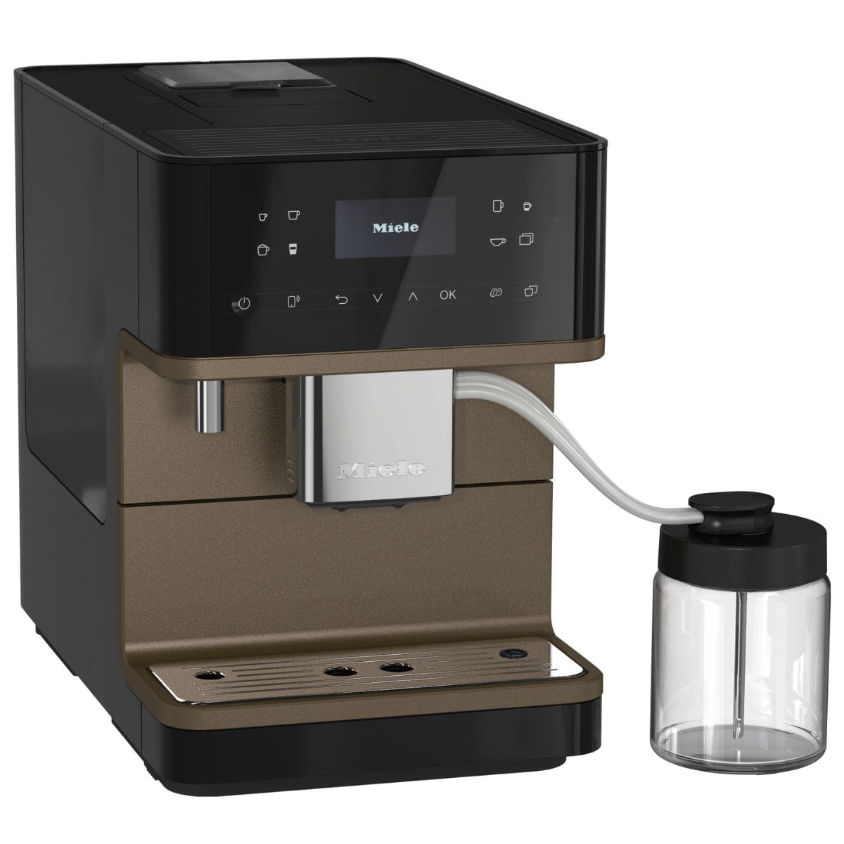 Miele CM 6360 Super Automatic Countertop Coffee & Espresso Machine (Obsidian Black & Bronze) - DEMO, UNUSED Super Automatic Espresso Machine Miele