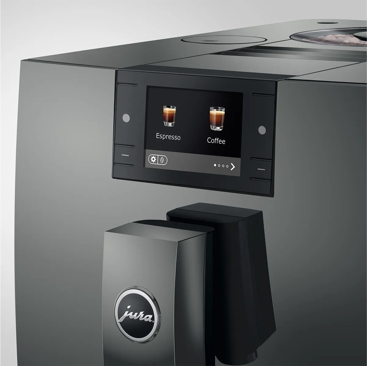 Jura C9 Automatic Coffee Machine 15751 (Piano Inox) Super Automatic Espresso Machine Jura