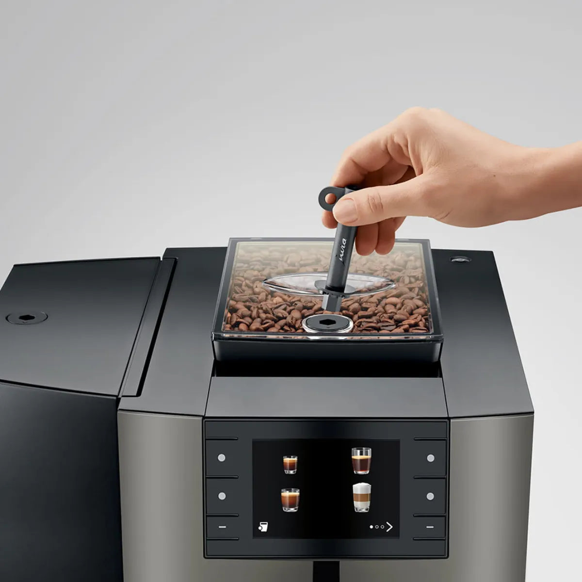 Jura X10 Professional Automatic Coffee Machine 15783 (Dark Inox) Super Automatic Espresso Machine (Commercial) Jura