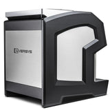 The Eversys Cameo Steam Wand Core Espresso Machine C'2s (Tempest) by Eversys is a sleek, modern coffee machine with a minimalist design. Featuring a predominantly stainless steel exterior with black accents and a steam wand, this machine provides a clean and contemporary look.