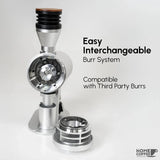 Testing -- DF83V Variable Speed Single Dose Coffee Grinder with DLC Brew Burrs (Sliver) (Copy) Coffee Grinder DF Grinders