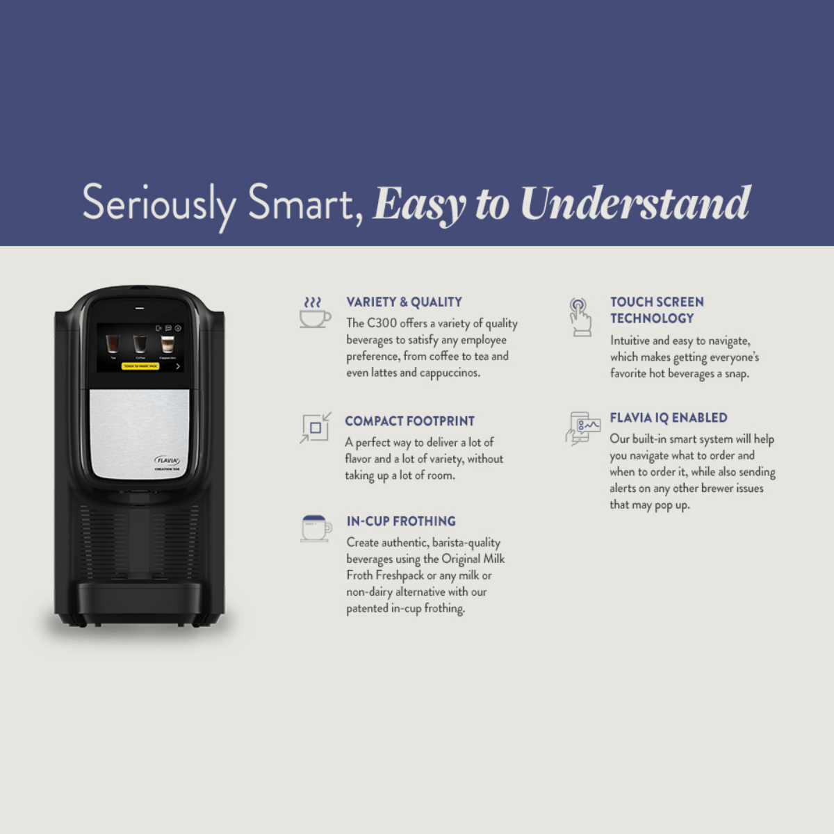 Flavia® Creation 300 Single Serve Freshpack Coffee Maker (Black)