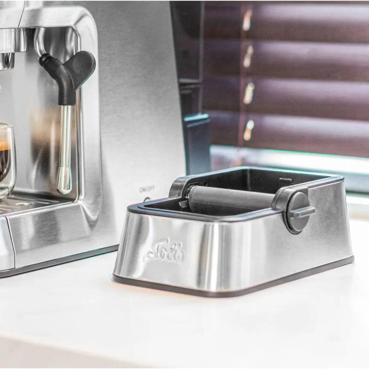 Solis Perfetta Knock Box Stainless steel - PREORDER Accessory Solis