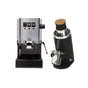 Gaggia Classic E24 Stainless Steel & DF54 (Black) Bundle Espresso Machine Gaggia