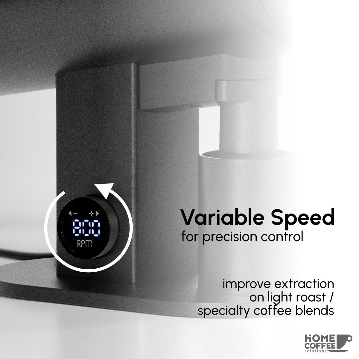 DF83V Variable Speed Single Dose Coffee Grinder with DLC Espresso Burrs (Black) Coffee Grinder DF Grinders